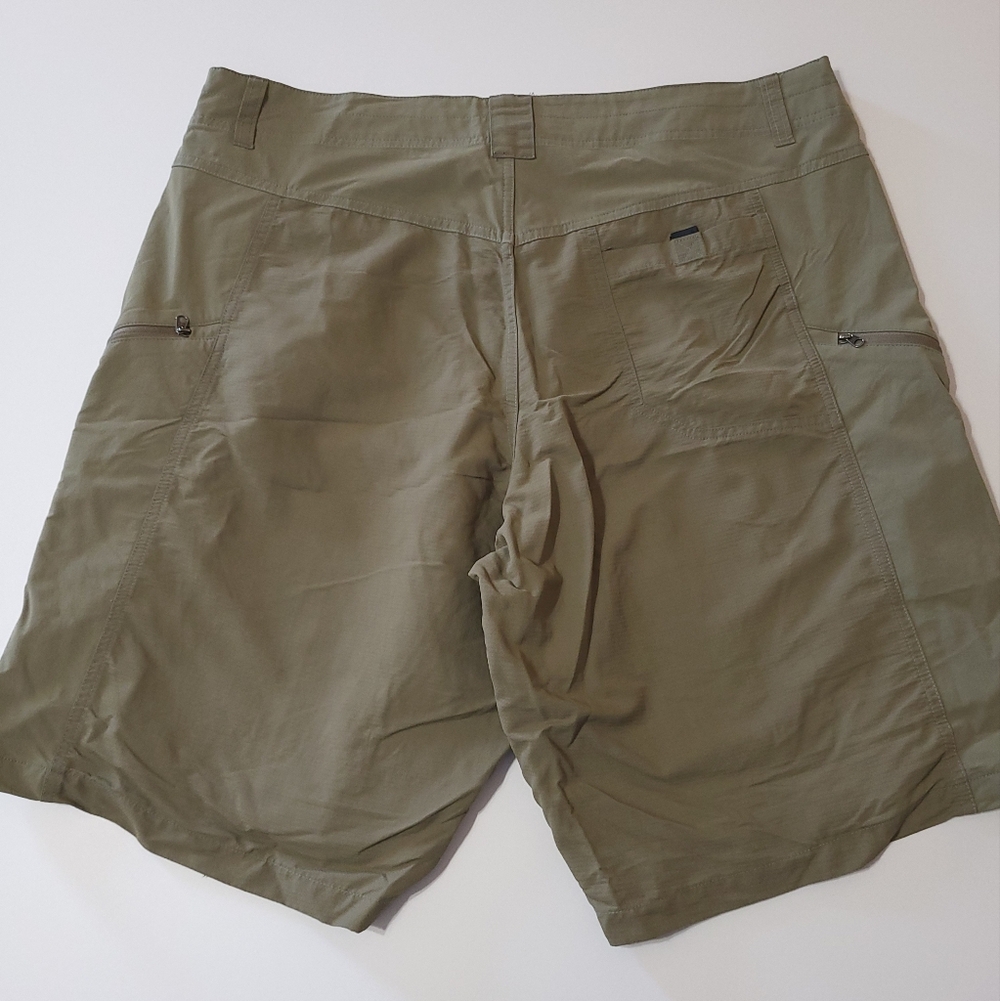 Kuhl Cargo Shorts Nylon Lightweight Hiking Khaki Quick Dry Men's Size 38 - Picture 6 of 12